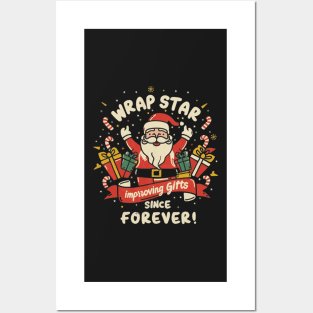 Wrap star improving gifts since forever Posters and Art